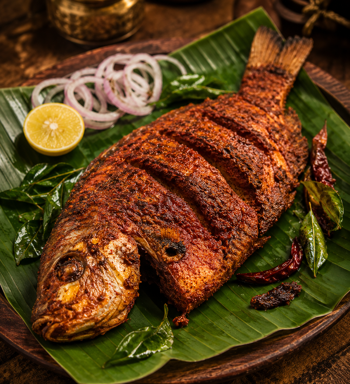 Fresh fish fry prepared with house masala
